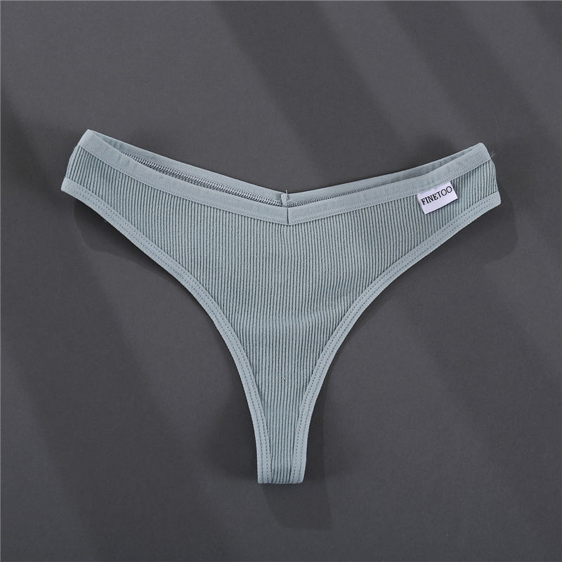 Women's Solid Color Summer G-Strings Set