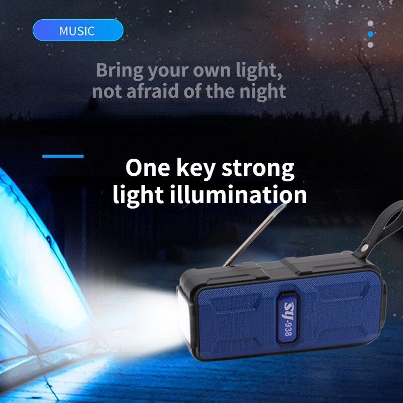 Portable Solar Charging Bluetooth Speaker
